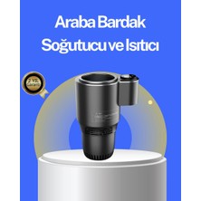 Wisipi Araç Içi Isıtıcı Soğutucu Bardaklık 60°c Isıtma -4°c Soğutma - WS003Q-9VJX89