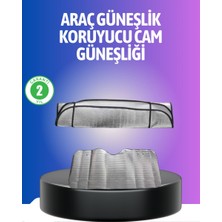 Wisipi Metalize Reflektör Yüzeyli Uv Koruyucu Araç Güneşliği – Serin ve Güvenli S? - WS003Q-9VNDX