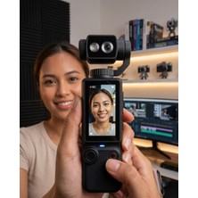 Wisipi Kompakt 4K Vlog Kamera 2.0 IPS Ekran Otomatik Odaklama ve Stereo Ses Kayıtlı - WS003Q-9WRP13