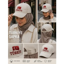 Gülümser Shop Türk Bayrağı Nakışlı Unisex Şapka