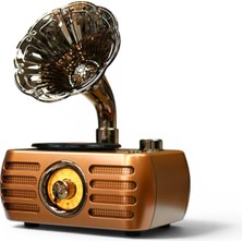 Royal Trend Gramafon Şık Tasarım Nostalji Radyo,bluetooth Trend Nostaljik Radyo