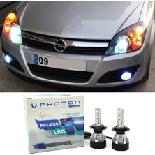 Photon Opel Astra H LED Xenon Kısa Far Ampulü H7 Access Yeni Seri Beyaz 2004-2010