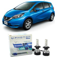 Photon Nissan Note Kısa+Uzun Far Ampulü H4 Access Yeni Seri Beyaz 2013-2018