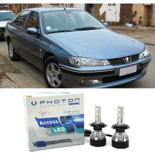 Photon Peugeot 406 Kısa Far Ampulü H7 Access Yeni Seri Beyaz 1995-2004