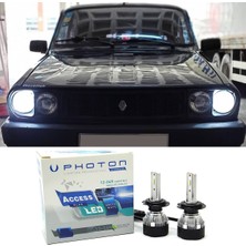 Photon Renault Toros R12 LED Xenon Uzun Far Ampulü H1 Access Yeni Seri Beyaz