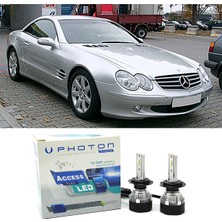 Photon Mercedes Sl R230 LED Xenon Uzun Far Ampulü H7 Access Yeni Seri Beyaz