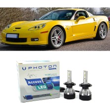 Photon Chevrolet Corvette C6 Uzun Far Ampulü H11 Access Yeni Seri Beyaz 2008-2014
