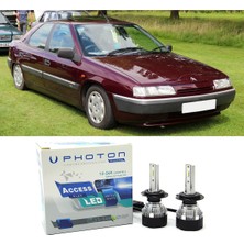 Photon Citroen Xantia LED Xenon Kısa Far Ampulü H1 Access Yeni Seri Beyaz