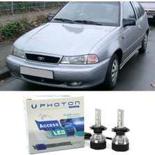 Photon Daewo Nexia LED Xenon Uzun + Kısa Far Ampulü H4 Access Yeni Seri Beyaz