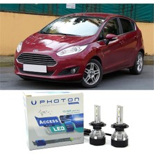 Photon Ford Fiesta Mk6 LED Xenon Uzun Far Ampulü H1 Access Yeni Seri Beyaz 2008-2017