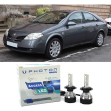 Photon Nissan Primera LED Xenon Uzun Far Ampulü H1 Access Yeni Seri Beyaz 2000-2003