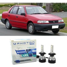 Photon Hyundai Excel LED Xenon Uzun + Kısa Far Ampulü H4 Access Yeni Seri Beyaz