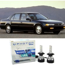 Photon Honda Accord LED Xenon Uzun + Kısa Far Ampulü H4 Access Yeni Seri Beyaz 1988-1995