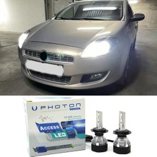 Photon Fiat Bravo LED Xenon Kısa Far Ampulü H1 Access Yeni Seri Beyaz