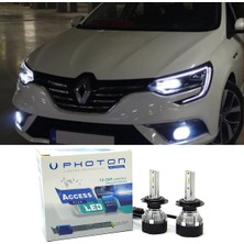 Photon Renault Megane 4 LED Xenon Kısa Far Ampulü H7 Access Yeni Seri Beyaz