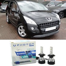 Photon Peugeot 3008 LED Xenon Uzun Far Ampulü H7 Access Yeni Seri Beyaz 2010-2013