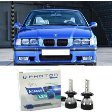 Photon Bmw E36 LED Xenon Uzun Far Ampulü H7 Access Yeni Seri Beyaz 1996-2000