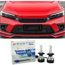 Photon Honda Civic Fe LED Xenon Kısa Far Ampulü H11 Access Yeni Seri Beyaz
