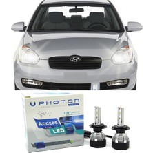 Photon Hyundai Accent Era LED Xenon Uzun Kısa Far Ampulü H4 Access Yeni Seri Beyaz