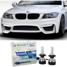 Photon Bmw E90 LED Xenon Uzun Far Ampulü H7 Access Yeni Seri Beyaz