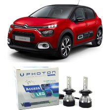 Photon Citroen C3 Uzun Far Ampulü H7 Access Yeni Seri Beyaz 2016-2020