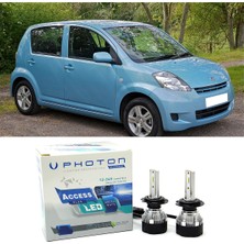 Photon Daihatsu Sirion LED Xenon Uzun + Kısa Far Ampulü H4 Access Yeni Seri Beyaz