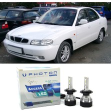 Photon Daewo Nubira LED Xenon Uzun + Kısa Far Ampulü H4 Access Yeni Seri Beyaz