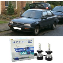 Photon Daihatsu Applause LED Xenon Uzun + Kısa Far Ampulü H4 Access Yeni Seri Beyaz