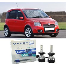 Photon Fiat Panda LED Xenon Uzun + Kısa Far Ampulü H4 Access Yeni Seri Beyaz