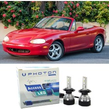 Photon Mazda Mx5 LED Xenon Uzun + Kısa Far Ampulü H4 Access Yeni Seri Beyaz