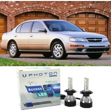Photon Nissan Maxima Qx LED Xenon Uzun + Kısa Far Ampulü H4 Access Yeni Seri Beyaz