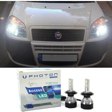 Photon Fiat Doblo D2 LED Xenon Uzun Far Ampulü H1 Access Yeni Seri Beyaz 2000-2010