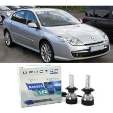 Photon Renault Laguna 3 LED Xenon Kısa Far Ampulü H7 Access Yeni Seri Beyaz 2008+
