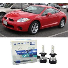 Photon Mitsubishi Eclipse LED Xenon Uzun + Kısa Far Ampulü H4 Access Yeni Seri Beyaz