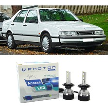 Photon Saab 9000 LED Xenon Kısa Far Ampulü H1 Access Yeni Seri Beyaz