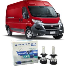 Photon Fiat Ducato LED Xenon Uzun Far Ampulü H7 Access Yeni Seri Beyaz 2014+