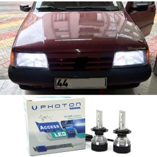 Photon Fiat Tempra LED Xenon Uzun + Kısa Far Ampulü H4 Access Yeni Seri Beyaz