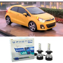 Photon Kia Rio LED Xenon Kısa Far Ampulü H1 Access Yeni Seri Beyaz 2012-2020