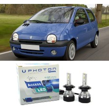 Photon Renault Twingo Uzun+Kısa Far Ampulü H4 Access Yeni Seri Beyaz 1992-2007