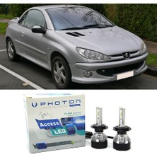 Photon Peugeot 206 cc Kısa Far Ampulü H7 Access Yeni Seri Beyaz 2000-2007