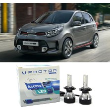 Photon Kia Picanto Uzun Far Ampulü H7 Access Yeni Seri Beyaz 2017-2023