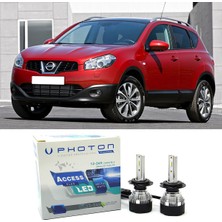 Photon Nissan Qashqai J10 LED Xenon Sis Far Ampulü H8 Access Yeni Seri Beyaz 2007-2013