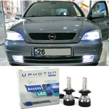 Photon Opel Astra G LED Xenon Kısa Far Ampulü Hb3 Access Yeni Seri Beyaz 1998-2004