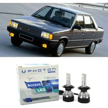 Photon Renault 9 LED Xenon Uzun + Kısa Far Ampulü H4 Access Yeni Seri Beyaz