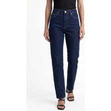Hakke Yüksek Bel Wide Leg Jean Pantolon