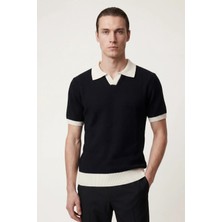 Hakke Erkek Rahat Kalıp Polo Yaka Triko T-Shirt