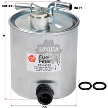 Sakura Mazot Filtresi Qashqai 2007- 1.5 Dci / X-trail 2007- 2.0