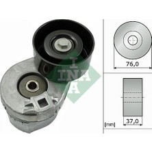 Ina Mixdepo Alternatör Gergi Rulmani Kutuklu Transit V184 2.4 Di-2.4 Tdi-2.4 Tde 00-06 76X37X17