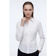 Hakke Basic Slim Fit Kadın Gömlek