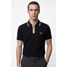 Hakke Basic Dokulu Polo Yaka Erkek T-Shirt